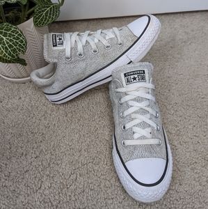 Converse CTAS Madison Grey Speckled Low Top Sneakers